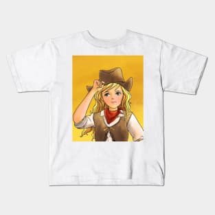 Tammy in the Gold Rush: Portrait Kids T-Shirt